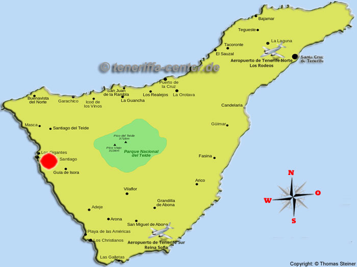 Puerto de Santiago ist ein ideales Reiseziel